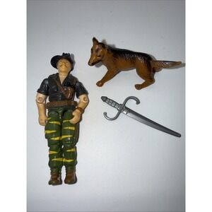 GI Joe Vintage With Dog And Sword MP Hasbro 3.75 Original Figure